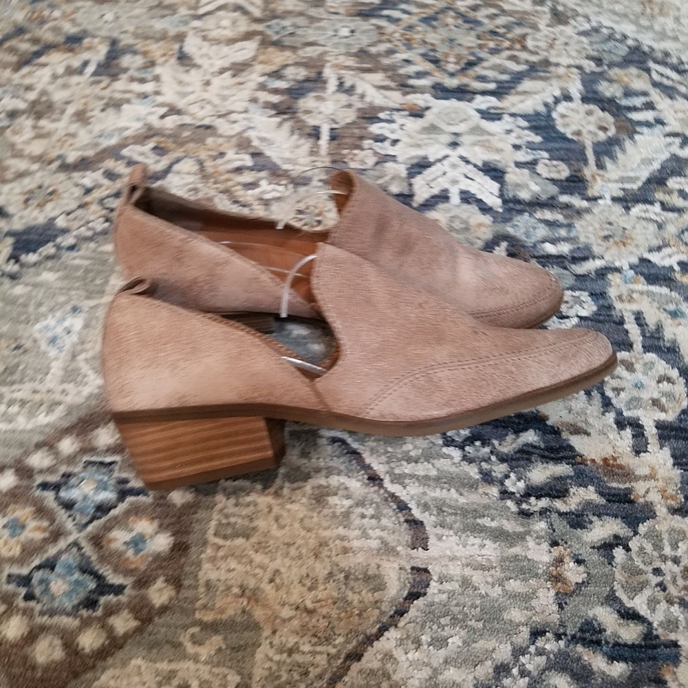 Lucky Brand Marzan Brown Leather Booties